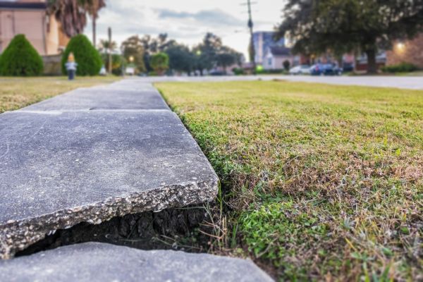 Sidewalk Crack Repair in Terre Haute
