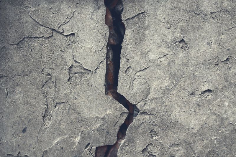 Repaired Foundation Crack